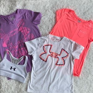 Under Armour girls size M bundle